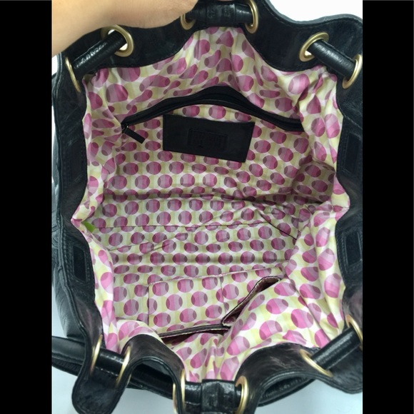 Sigrid Olsen Black Leather Shoulder Bag - Picture 4 of 15